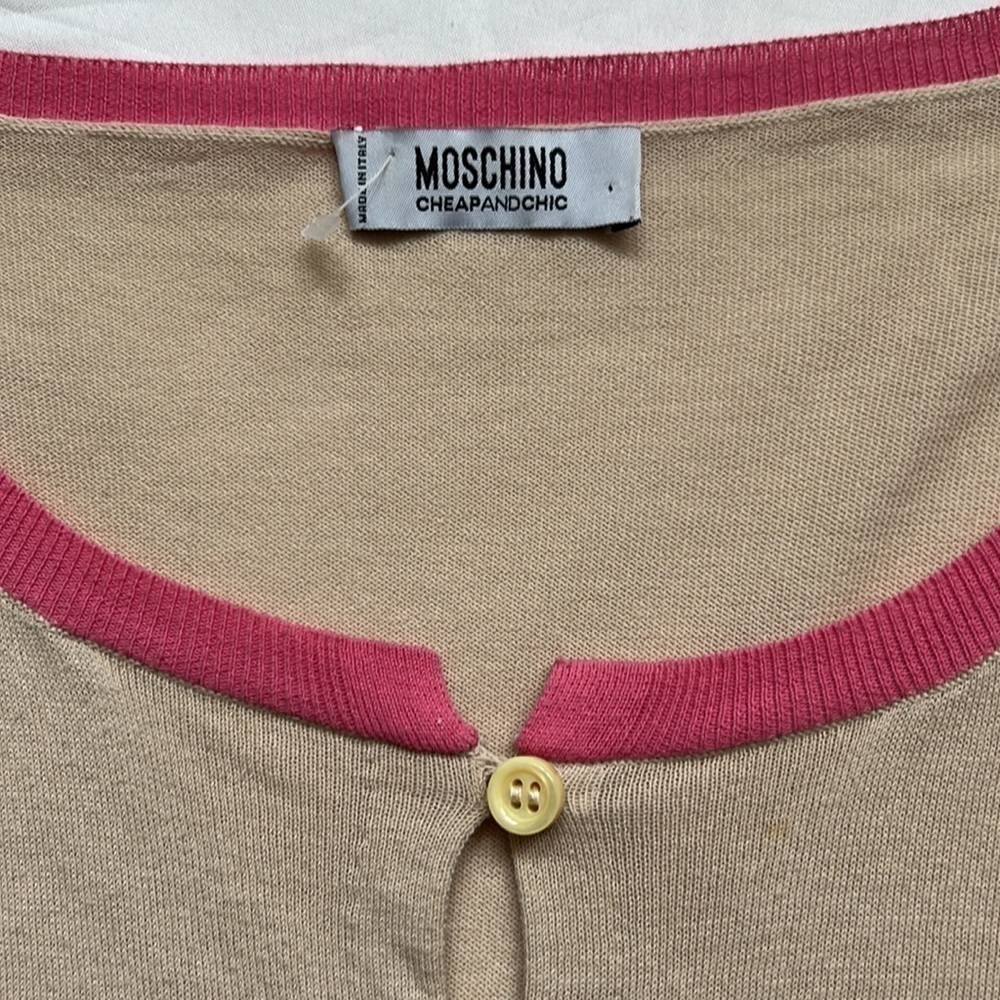 ⭐️moschino Color Block Button Down Sweater⭐️ - Picture 3 of 6
